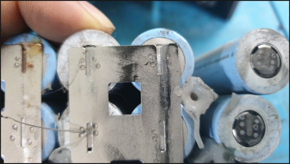 중국산 마끼다 배터리에 사용된 중고셀