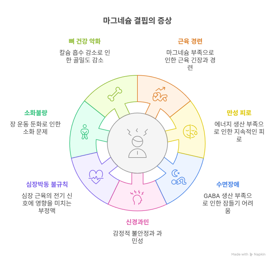 마그네슘 결핍 증상