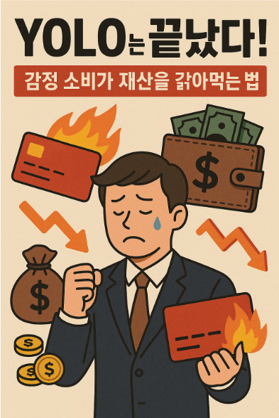 욜로는 끝났다! 감정 소비가 재산을 갉아먹는 법