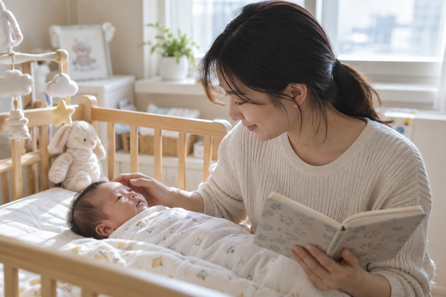 신생아 황달이 심해 보일 때, 수유·대변 기록과 즉시 진료할 신호 상황에서 보호자가 아이 상태와 다음 행동을 확인하는 실제 생활 장면