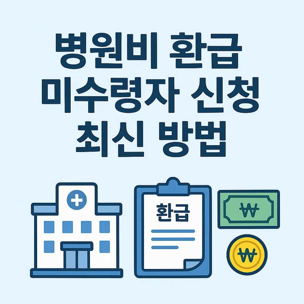병원비 환급 미수령자 추가신청 최신 방법