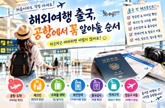 해외여행 출국전 준비사항