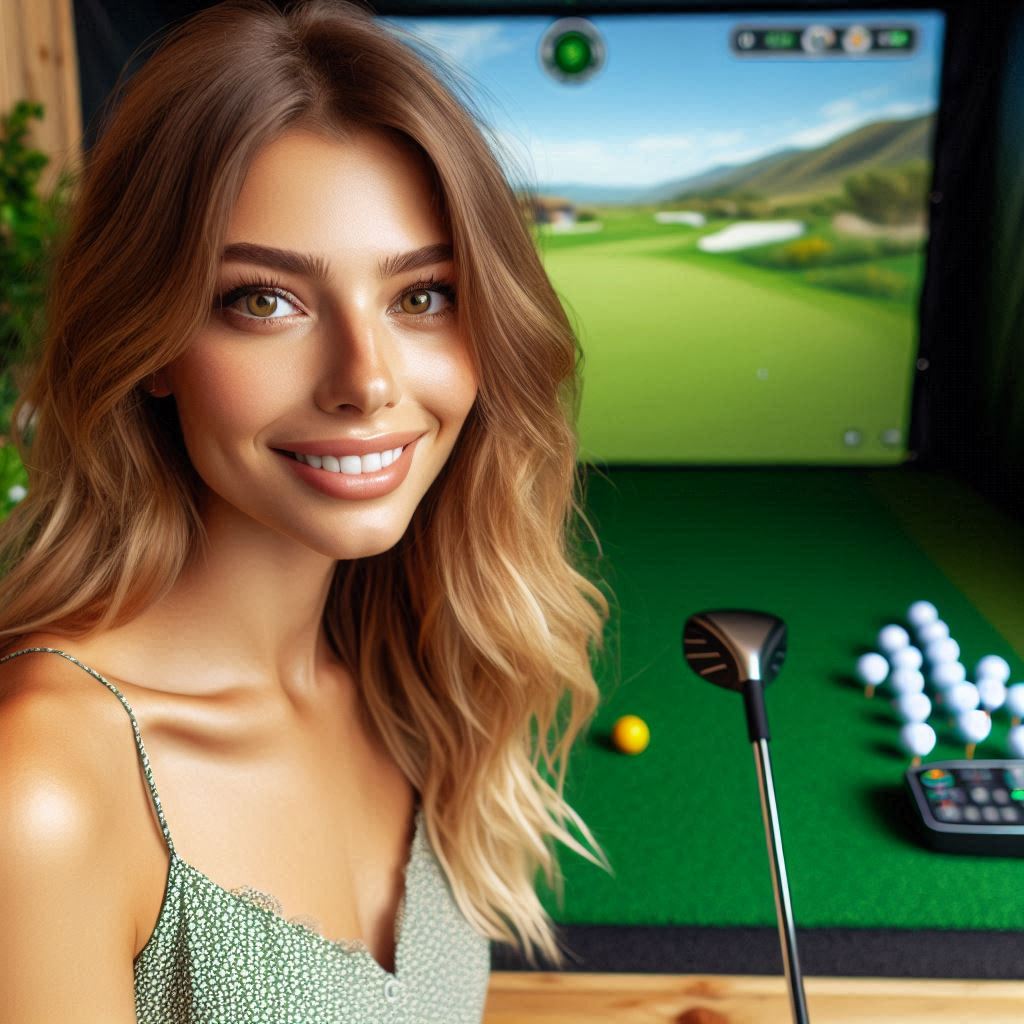 스크린골프장 배경