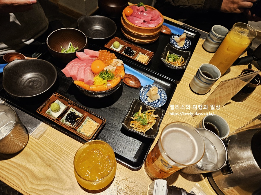 후쿠오카 텐진 맛집 생참치 덮밥 전문점 메뉴 가격 위치 예약방법