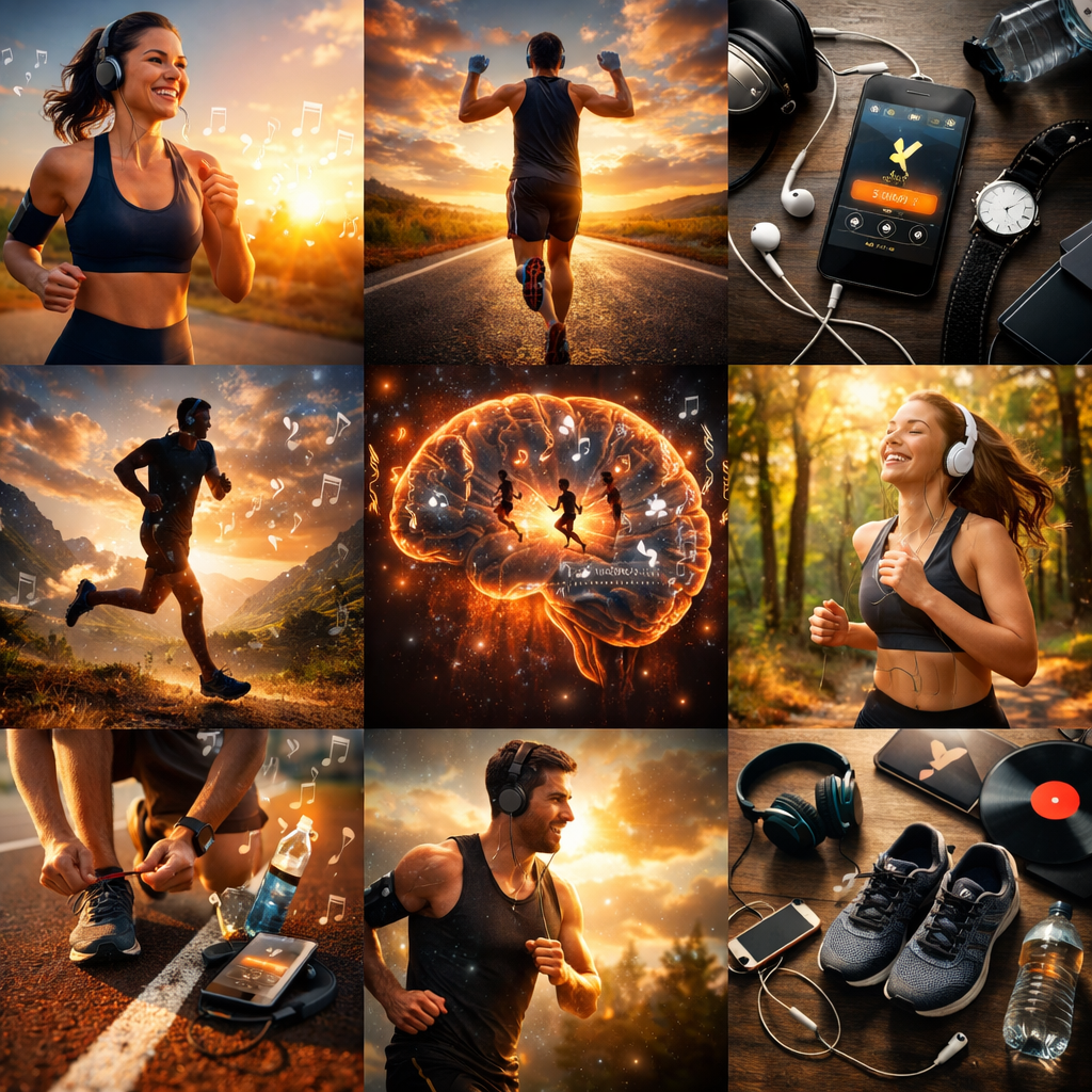 러닝과 음악의 효과 (동기부여, 몰입상태, 개인취향)