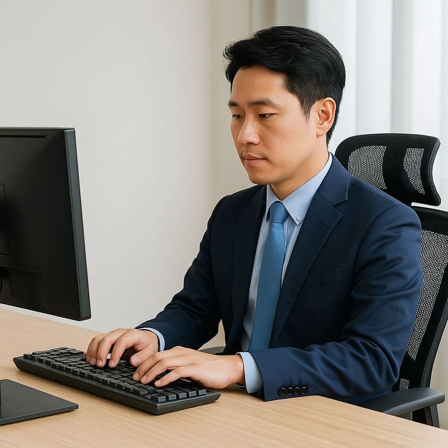 손목·팔꿈치 통증을 예방하는 키보드 자세−하루 8시간 컴퓨터 앞에서도 통증 없는 타이핑 비법