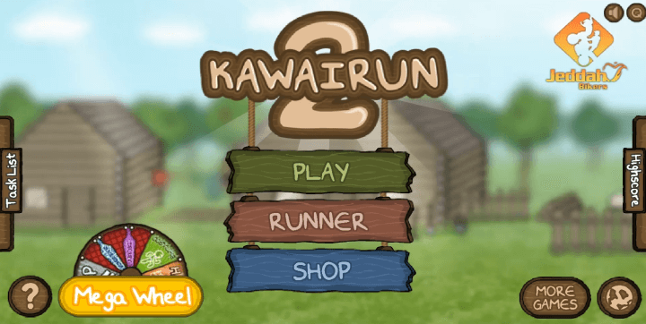 카와이런2-플래시게임-메인-화면