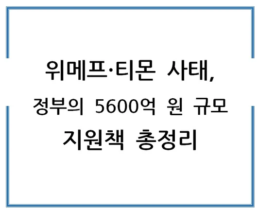 위메프·티몬-사태-정부의-5600억-원-규모-지원책-총정리