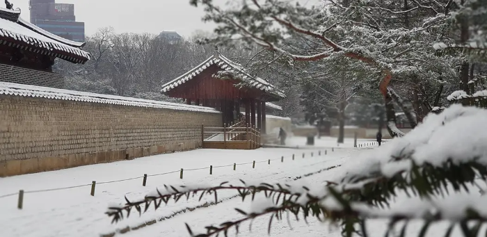 경복궁-눈