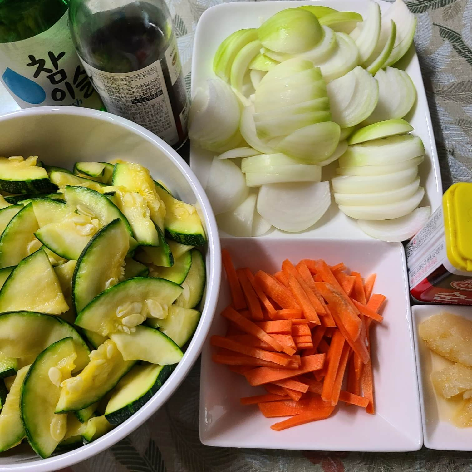 호박볶음 재료
호박볶음 레시피
호박나물 볶음 만드는 법