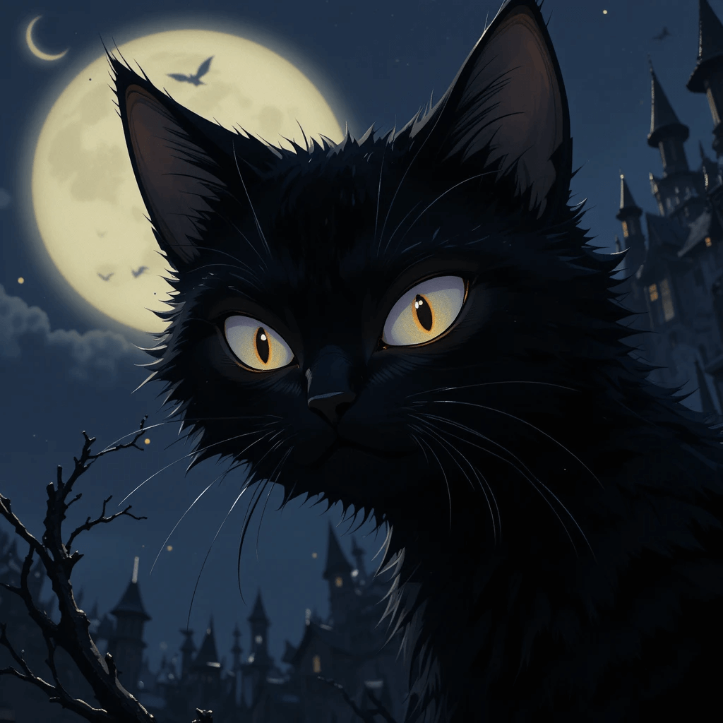 고양이가 나오는 꿈 중 흉몽일 때 검은고양이가 째려보는 꿈