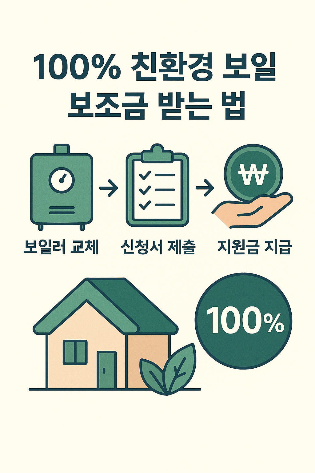 친환경보일러 보조금 100% 받는 법