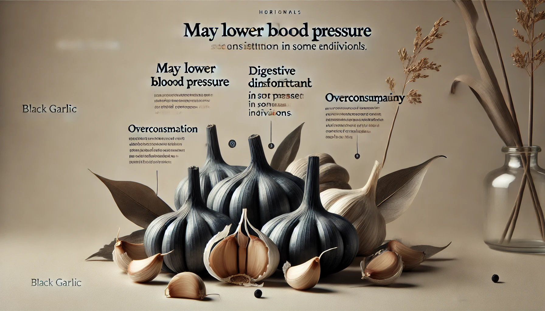 검은 마늘의 부작용 및 주의사항