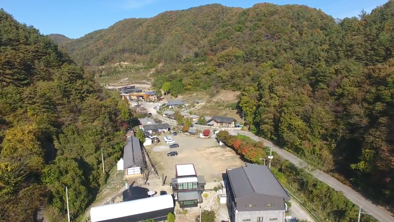 구이 안덕마을 전경