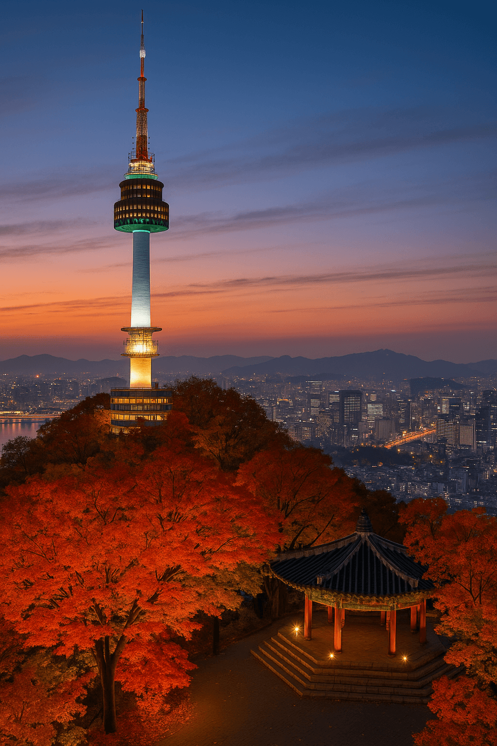 9월 서울 남산타워에서 즐기는 가을 야경과 낭만적인 산책 여행