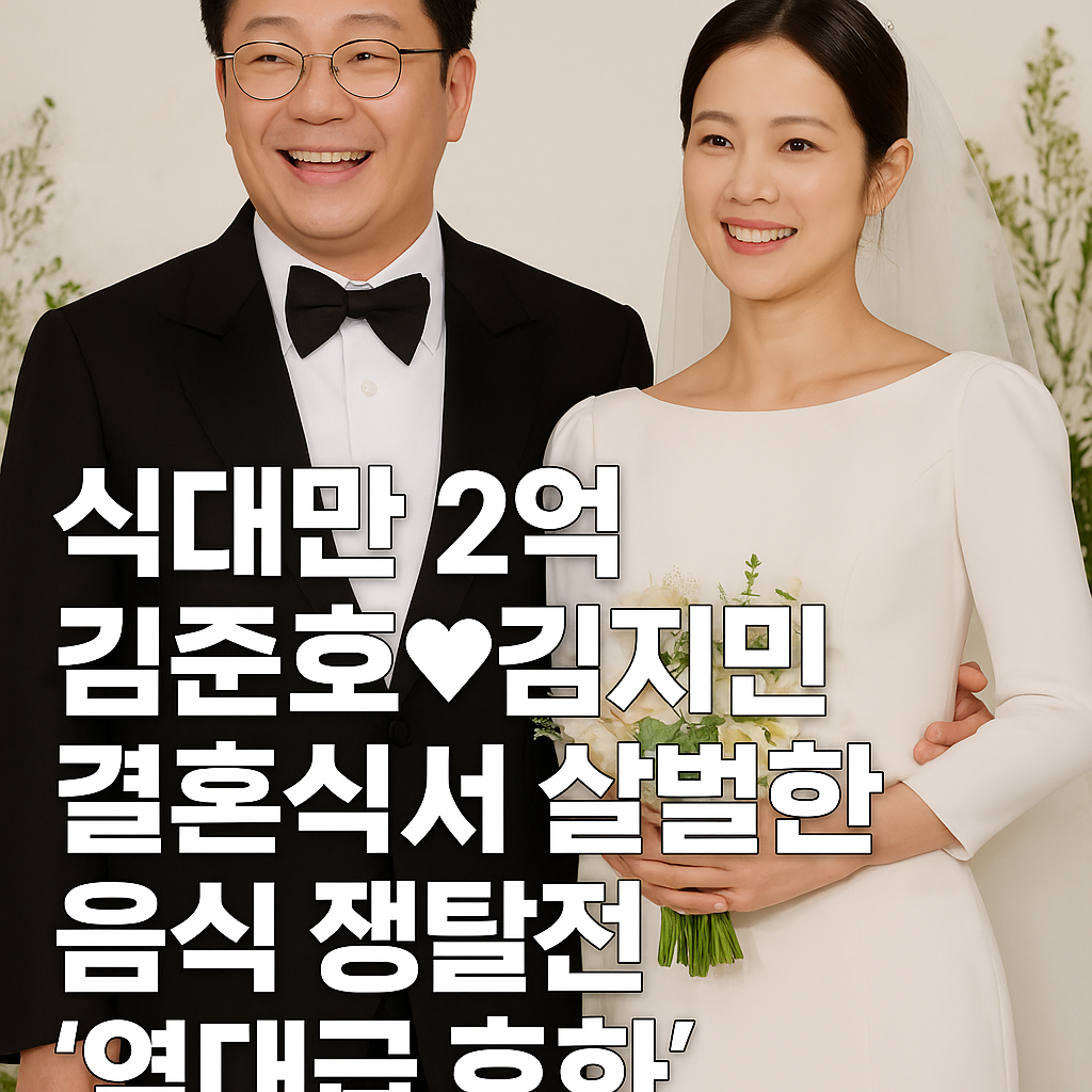 연예인 초 호화 결혼식