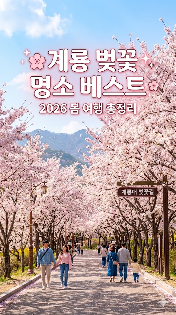 계룡 벚꽃 명소