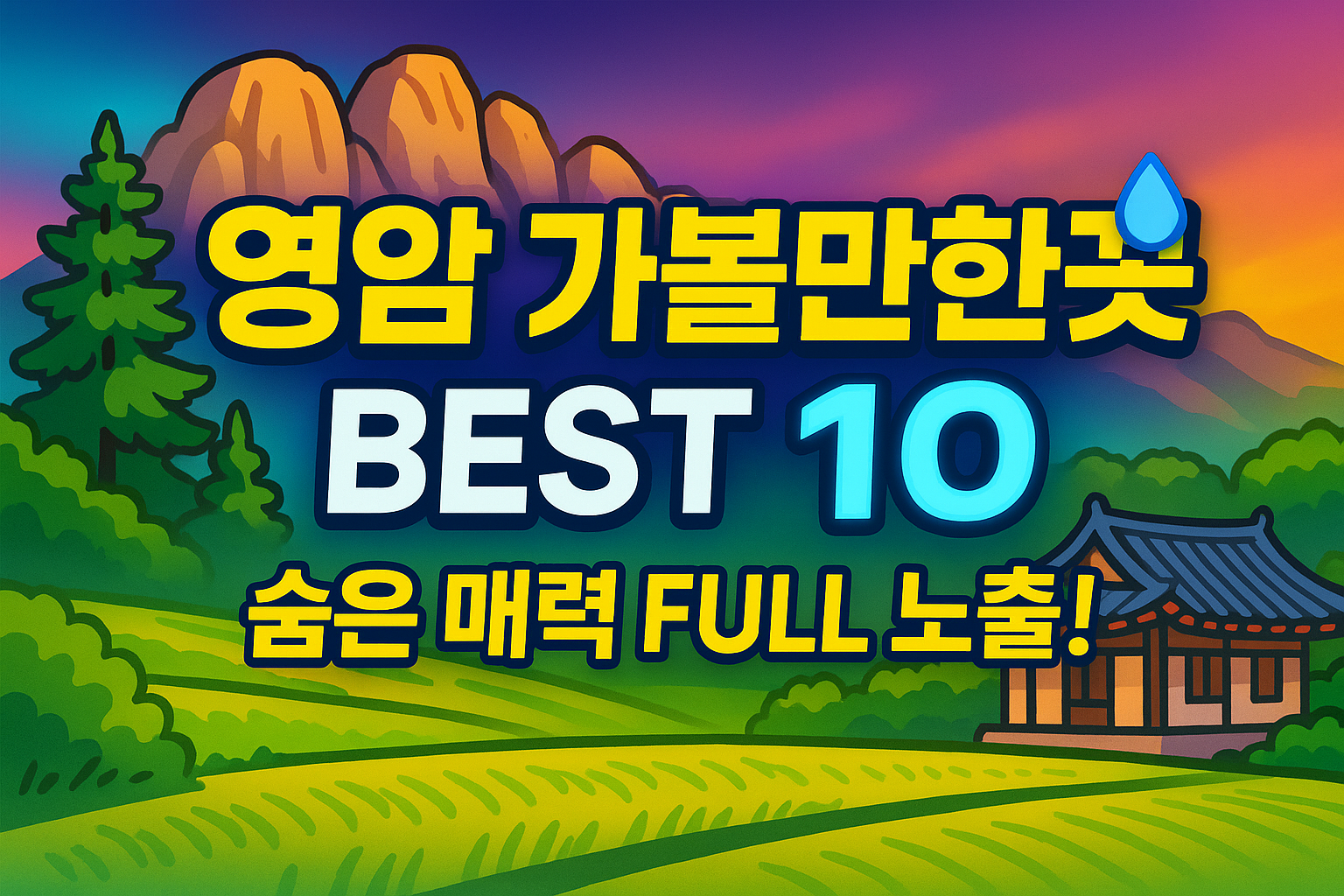 영암 가볼만한곳 베스트10