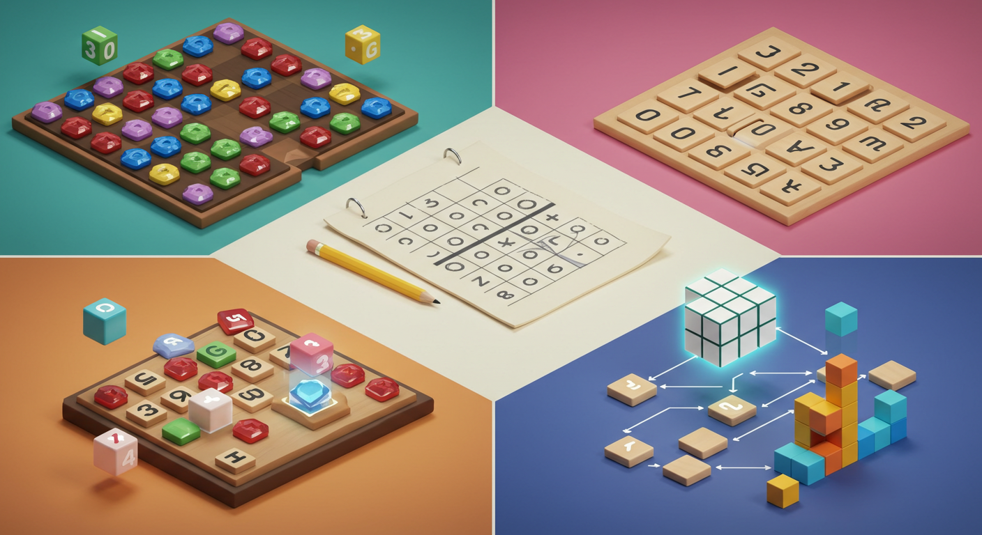 다양한 퍼즐 게임