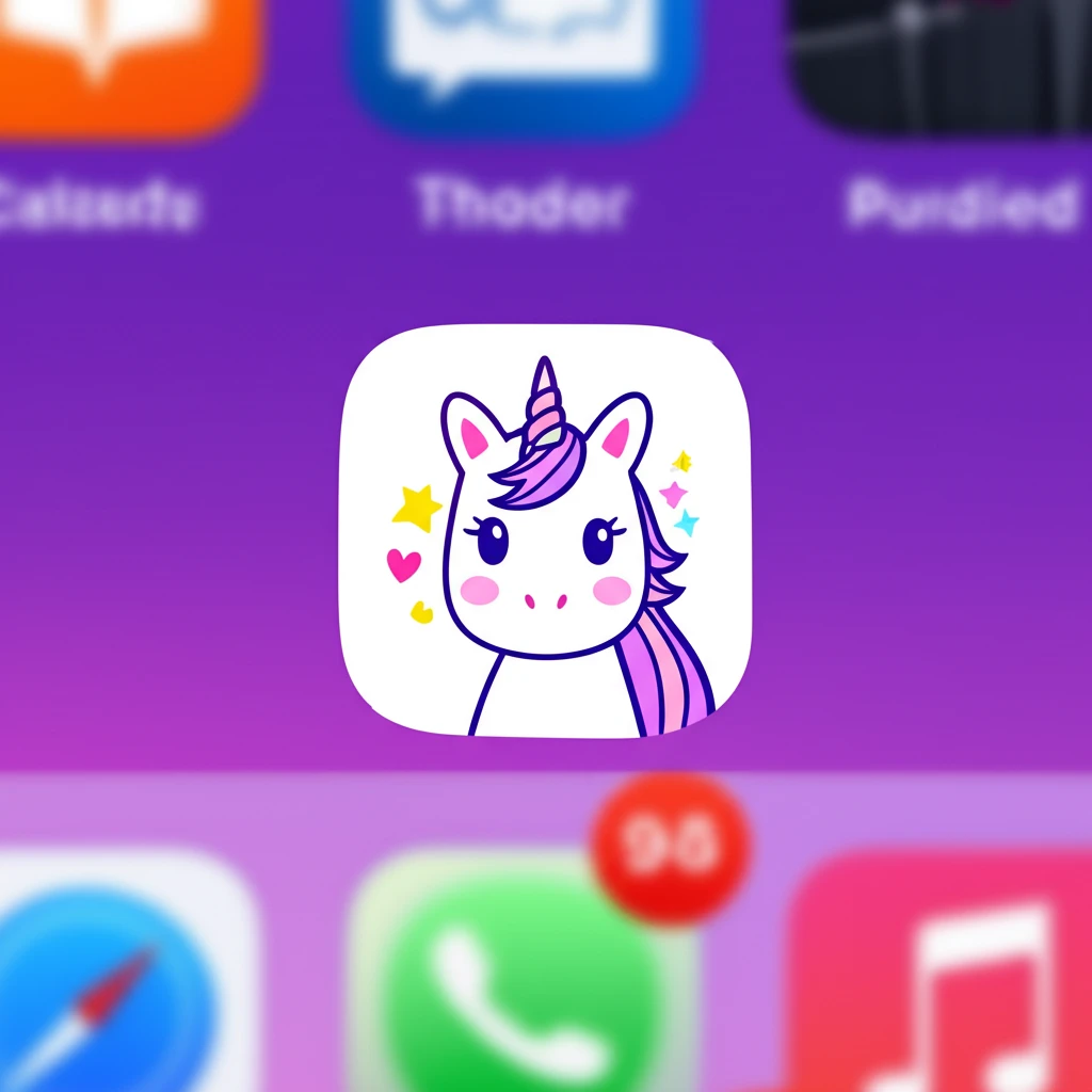 아이폰 잠금 화면에서 유니콘 HTTP..