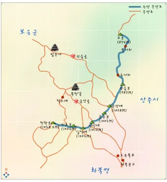 속리산 등산코스와 등산지도 정보_23