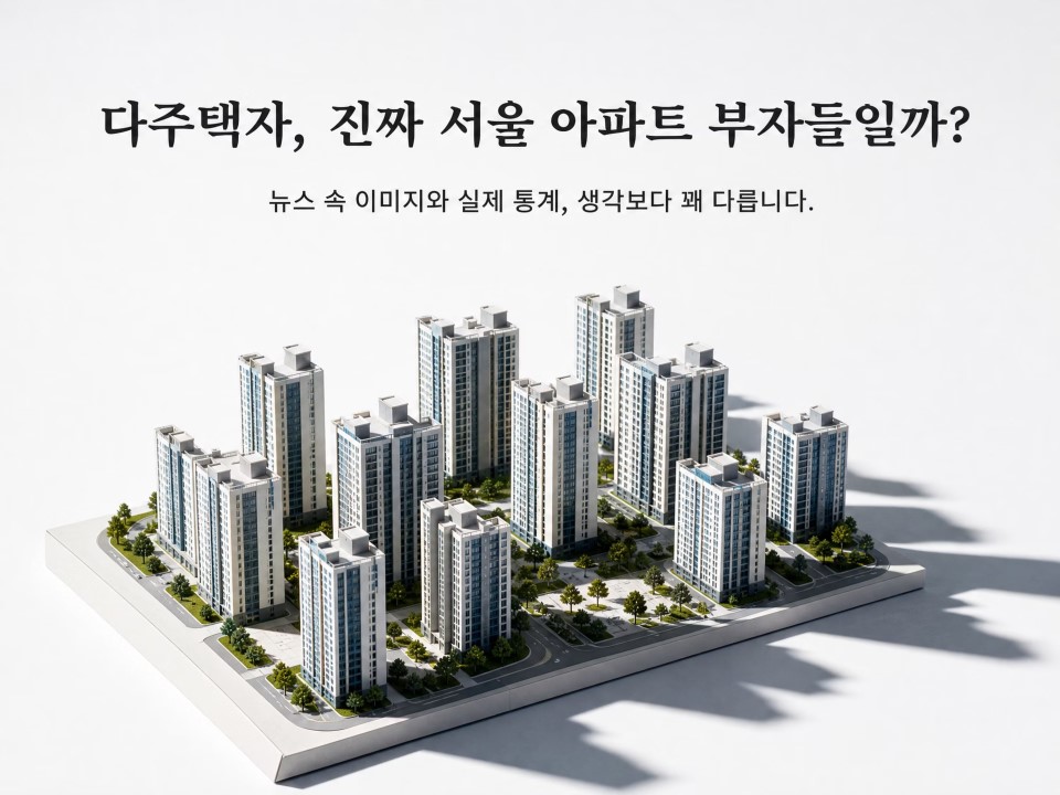 다주택자, 정말 서울 아파트를 여러 채 가진 사람들일까