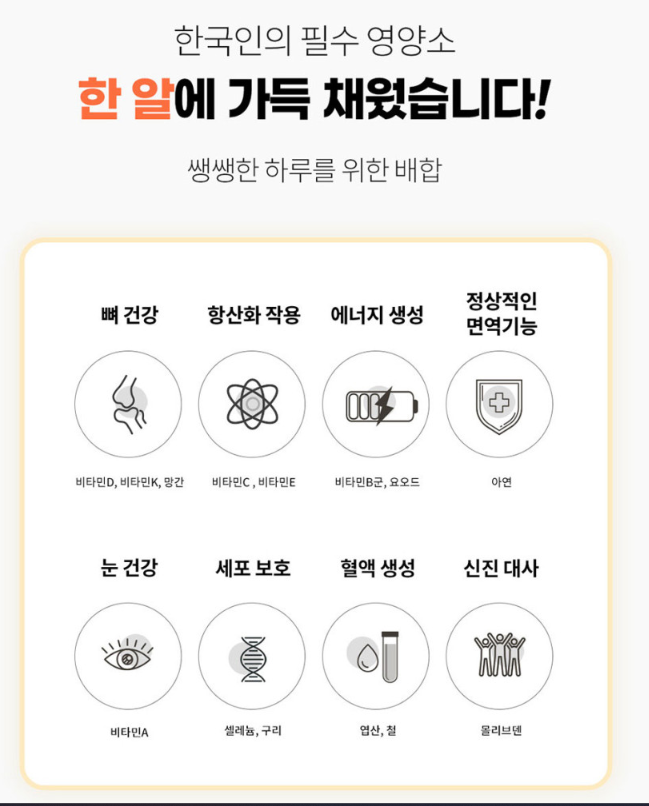 얼라이브 상품설명