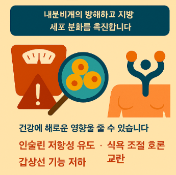 비만 유발 화학물질의 작용