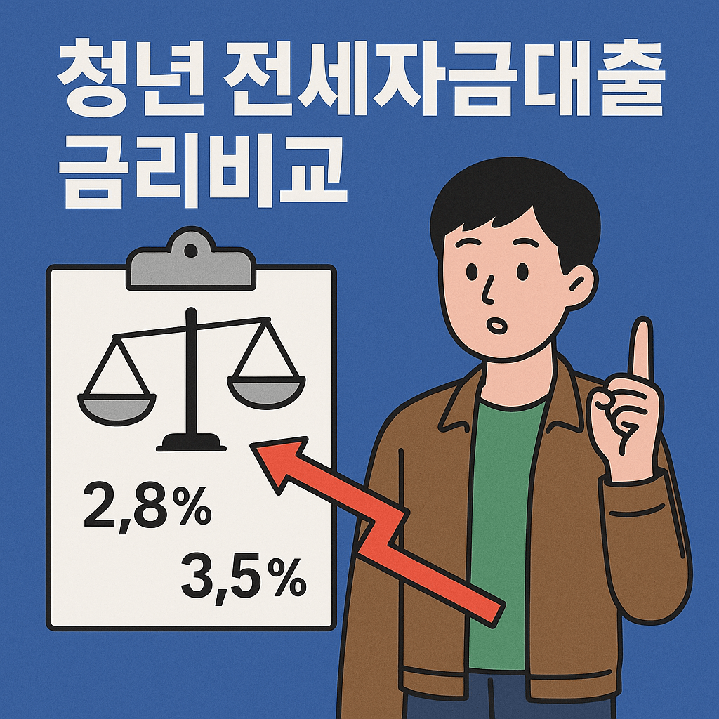 청년 전세자금대출 금리비교