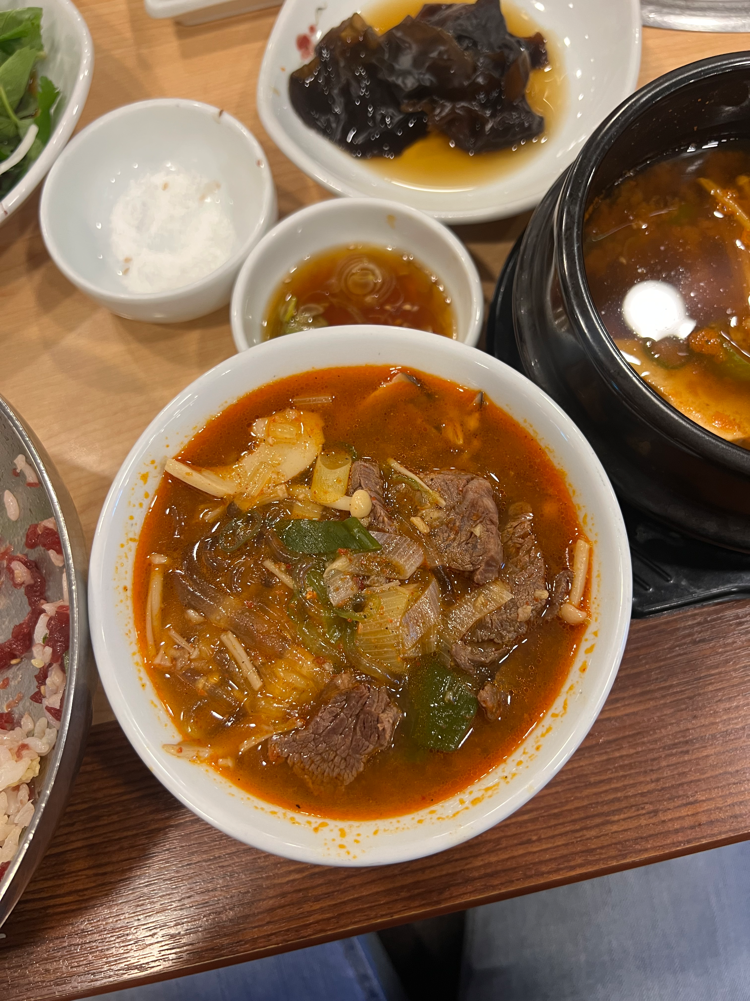 영천영화의 또다른 별미. 소고기찌개! 추천메뉴다.