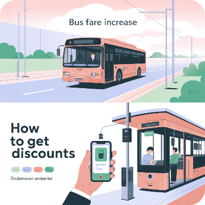 경기도 버스요금 인상 후? 할인받는 방법 이미지