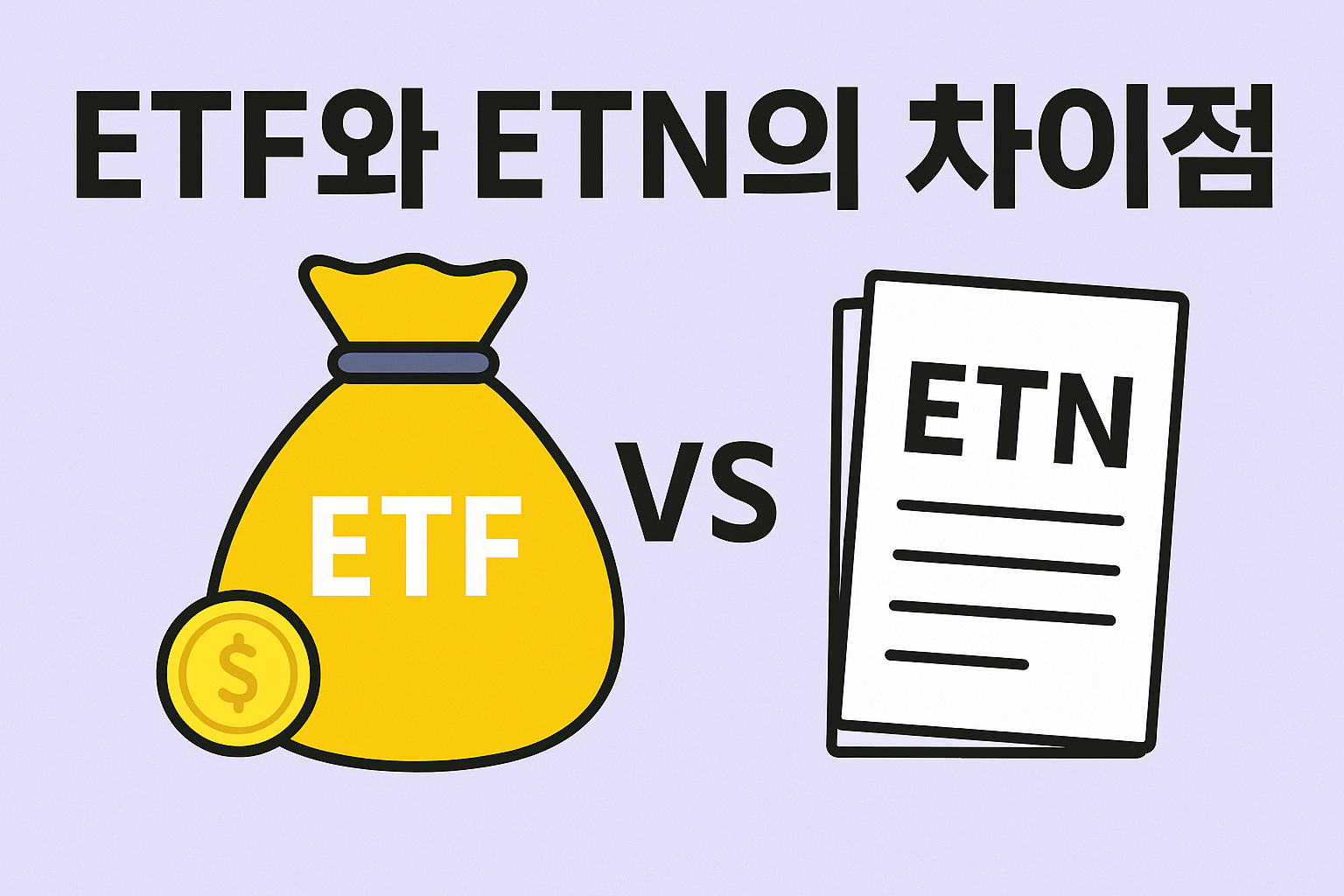 ETF와 ETN의 차이점