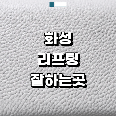 화성시 리프팅 병원