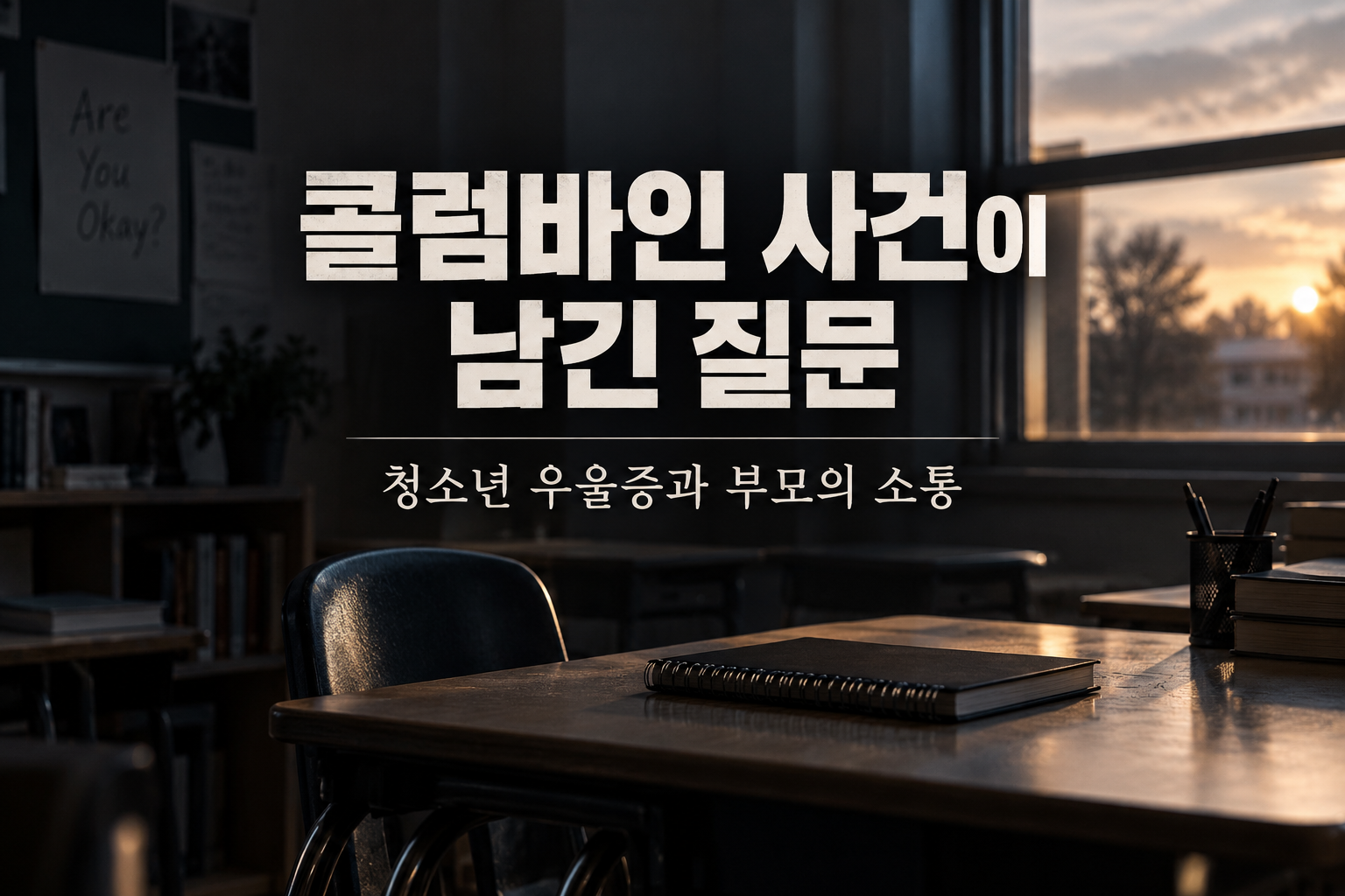 콜럼바인 사건을 통해 살펴보는 청소년 우울증과 가해자 엄마의 시선, 부모와 자녀 간 소통의 중요성