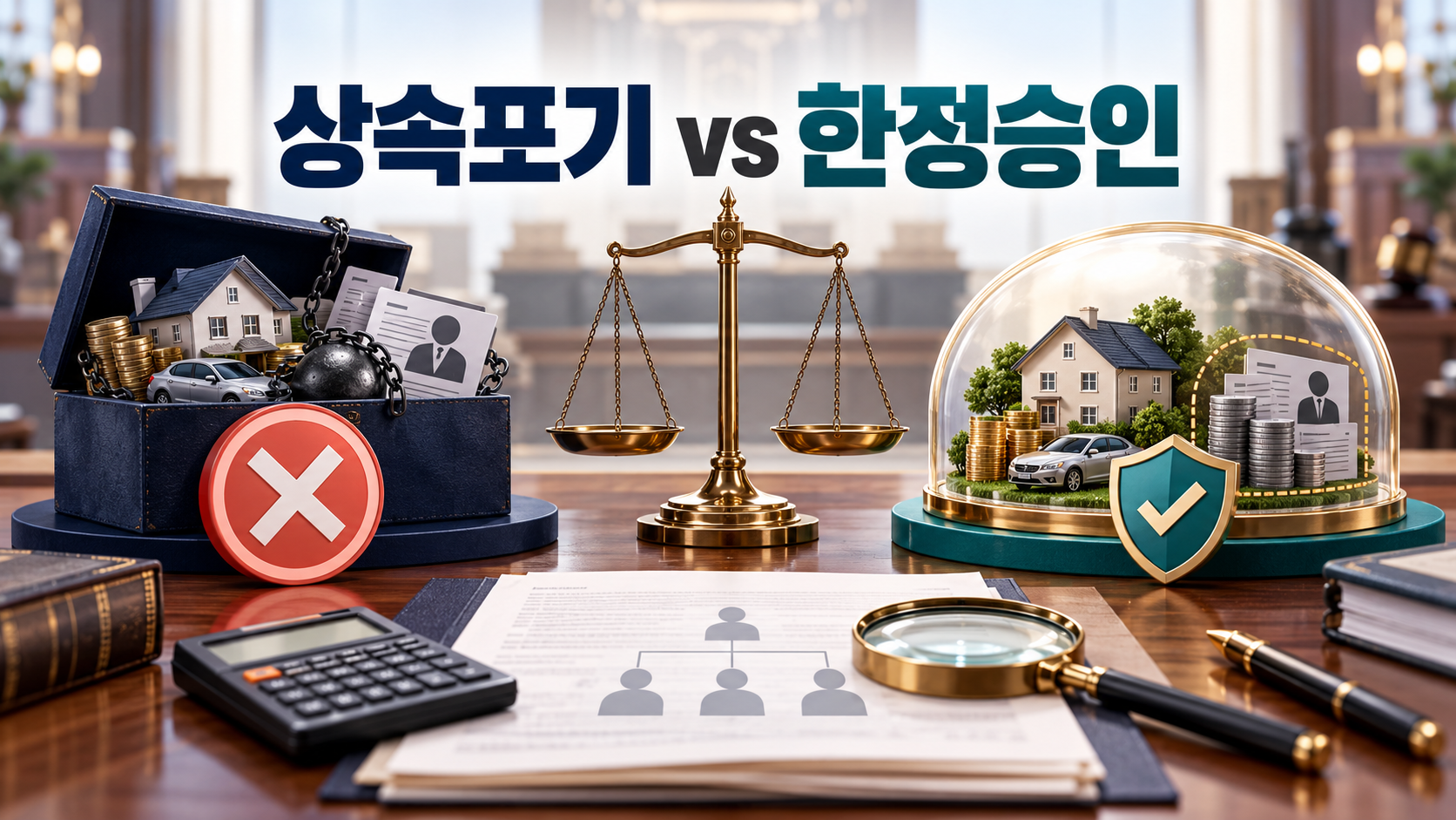 빚까지 상속받게 됐다면? 상속포기와 한정승인 차이점 완벽 비교
