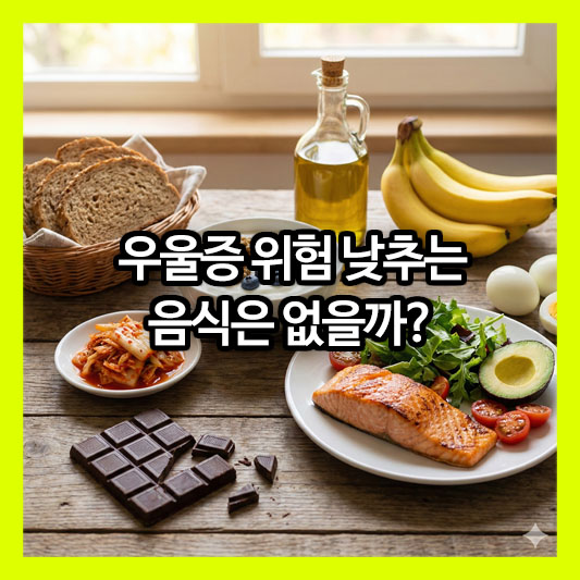우울증 위험 낮추는 음식은 없을까?