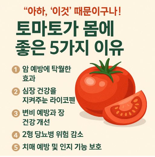 토마토가 몸에 좋은이유 관련 사진