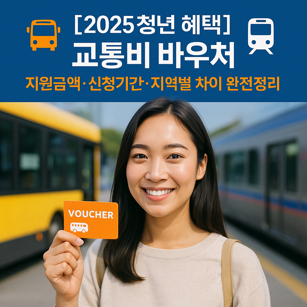 [2025 청년 혜택] 교통비 바우처 ｜ 지원금액&middot;신청기간&middot;지역별 차이 완전정리
