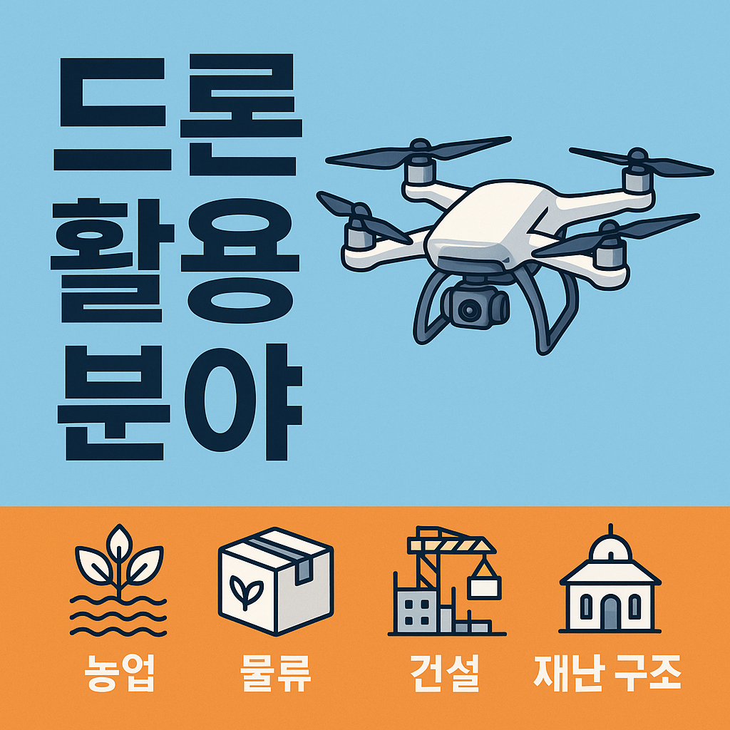 드론활용분야 어디까지 / 농업, 물류, 건설, 재난 구조까지