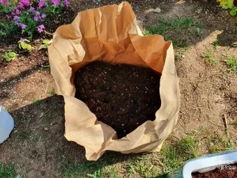 농사 퇴비 만들기 낙엽 음식물 왕겨 EM발효 쉬운 방법_16