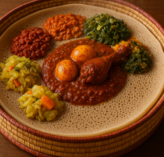 에티오피아 전통 음식 관련 사진