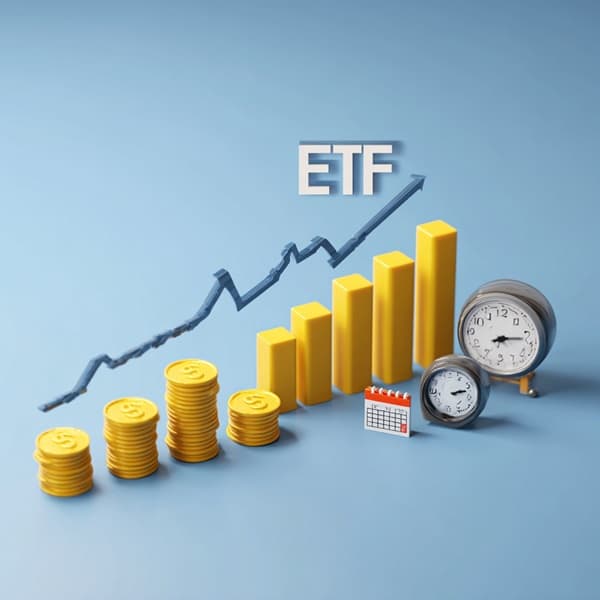 ETF 복리 수익 전략을 시각화한 그래프 이미지