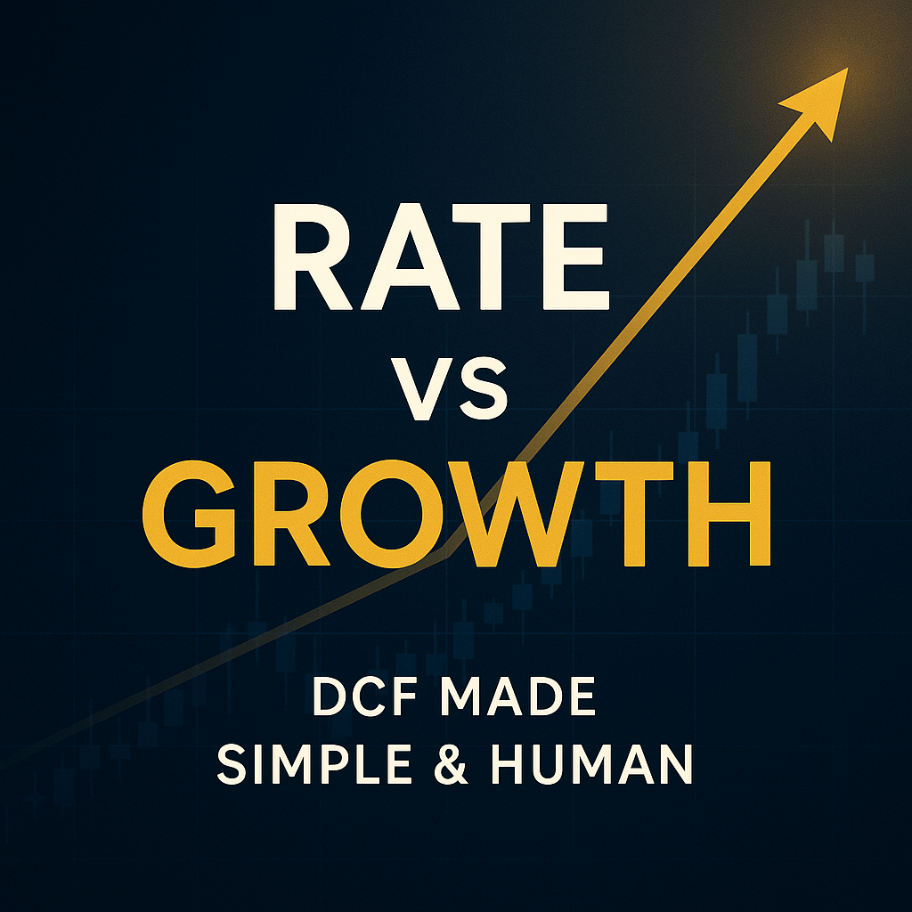 Assuming Discount Rate and Growth Rate in Stock Valuation