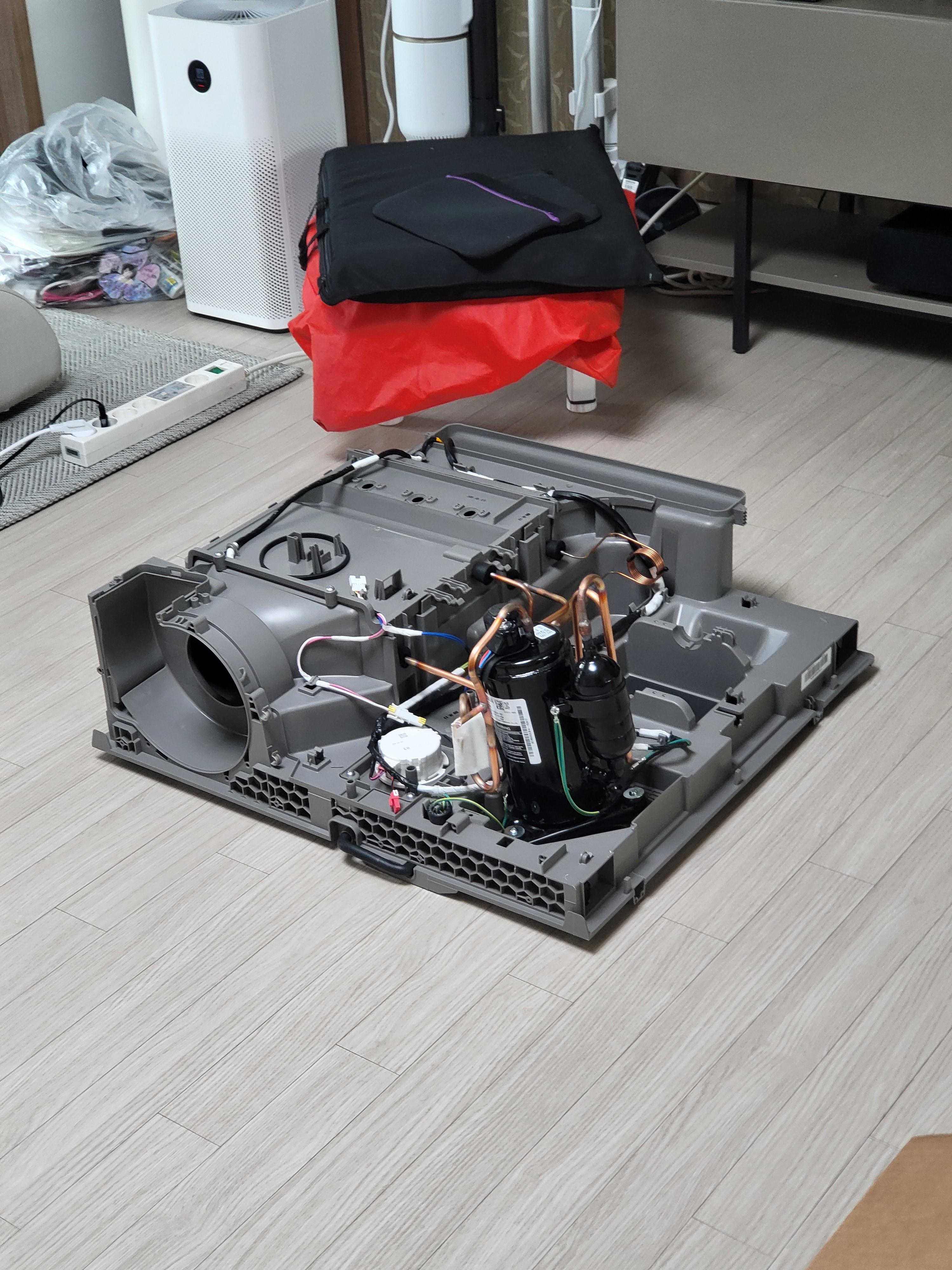 무상교체대상 컨덴서 사진