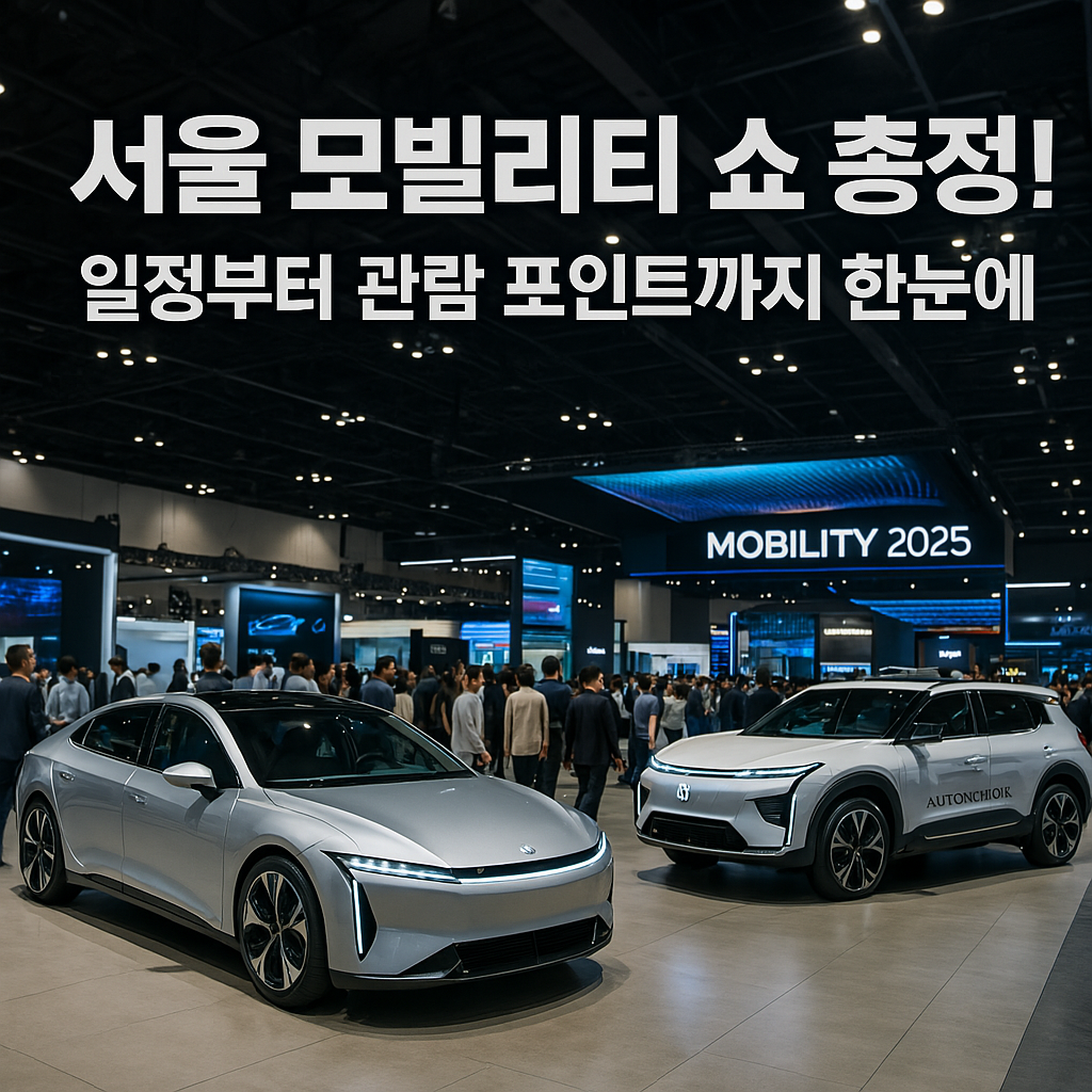 서울 모빌리티 쇼 총정리
