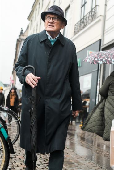 남자 겨울 코트 패션 예시 사진