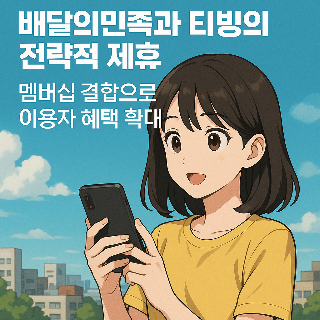 배달의민족과 티빙의 전략적 제휴, 멤버십 결합으로 이용자 혜택 확대