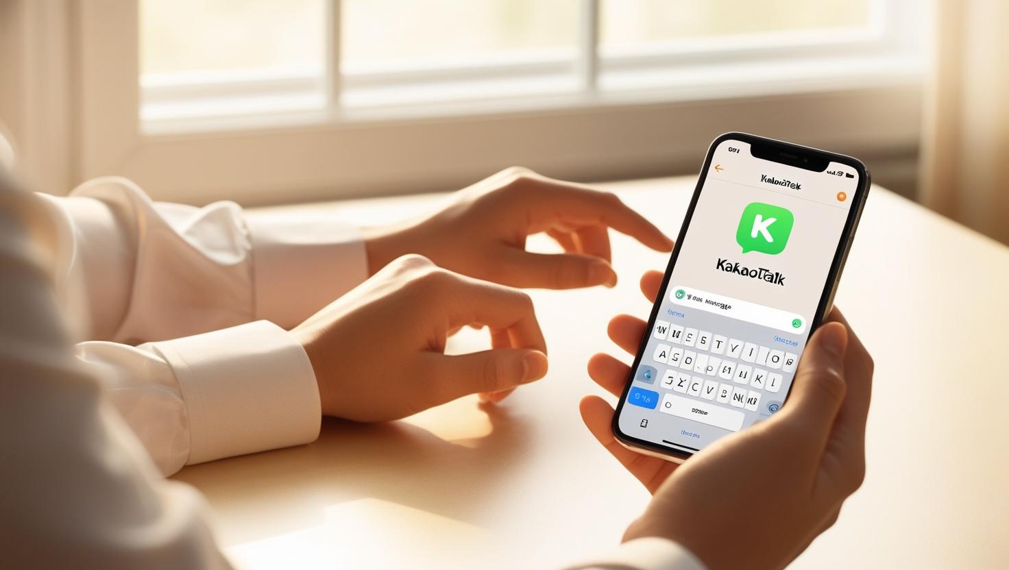 난감한 카카오톡 입력중 표시 기능 해제