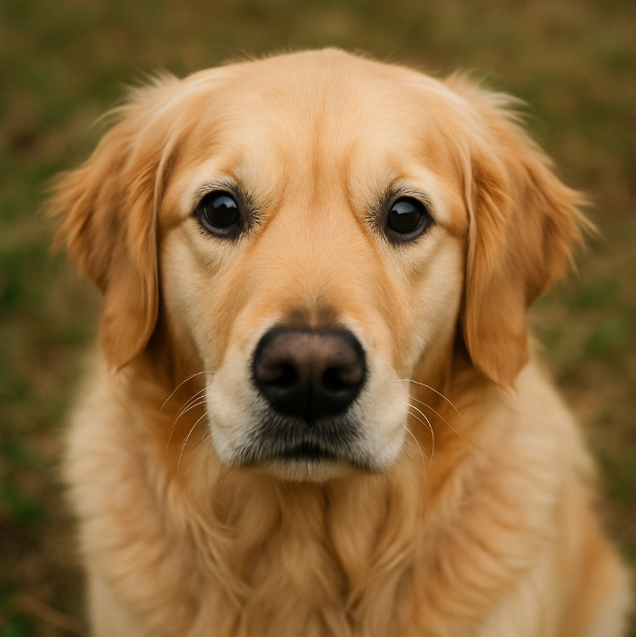 눈맞춤하는 강아지