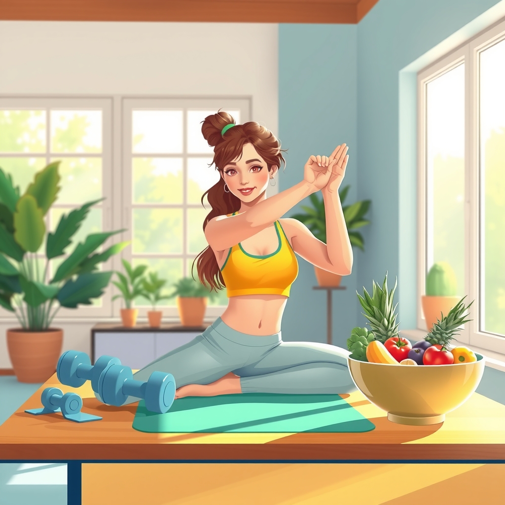 봄맞이 다이어트 완전 정복! 실내 운동과 식단으로 건강하게 살 빼는 방법